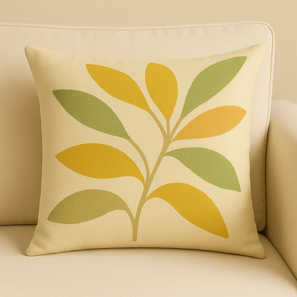 feng shui neutral BOTANICAL scatter cushion collection 1. 4x cushions