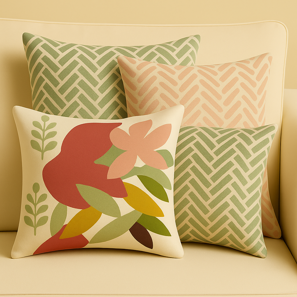 feng shui neutral BOTANICAL scatter cushion collections 2 (Copy)